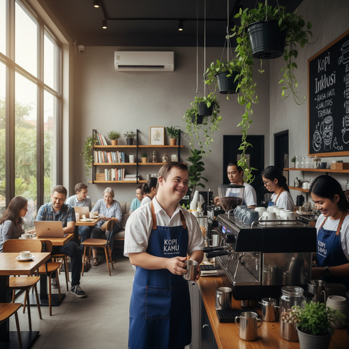 Inovasi Sosial Kopi Kamu: Yogyakarta Siap Sambut Barista Disabilitas dan Kafe Inklusif
